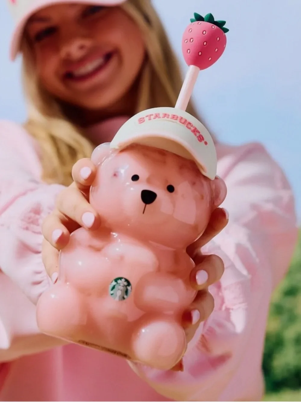Lot of 2 Starbucks pink drink vibes collection